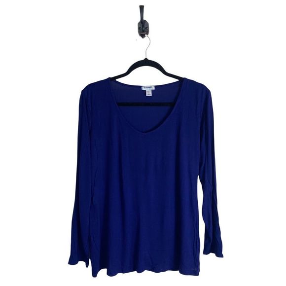 5 for $30 Old Navy Long Sleeve Shirt Royal Blue Women’s Size Large Excellent EUC - Picture 1 of 3